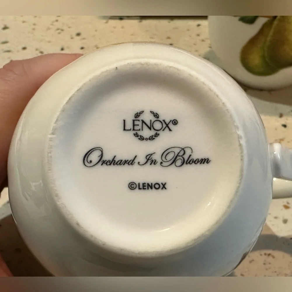 LENOX Orchard‎ In Bloom Mugs Set of 4